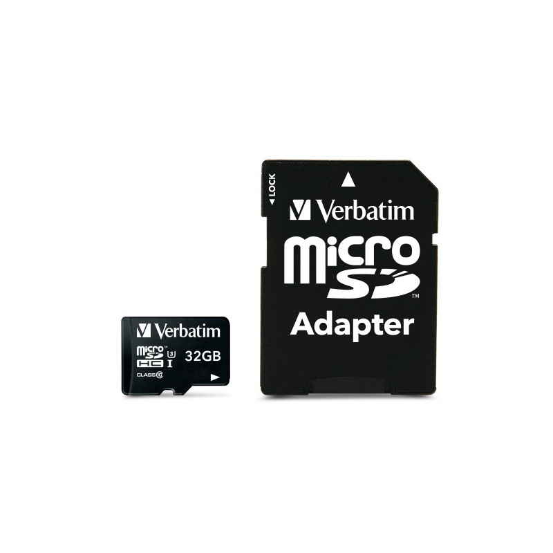 VERBATIM CARTE MICRO SDHC 32GB ADAPT