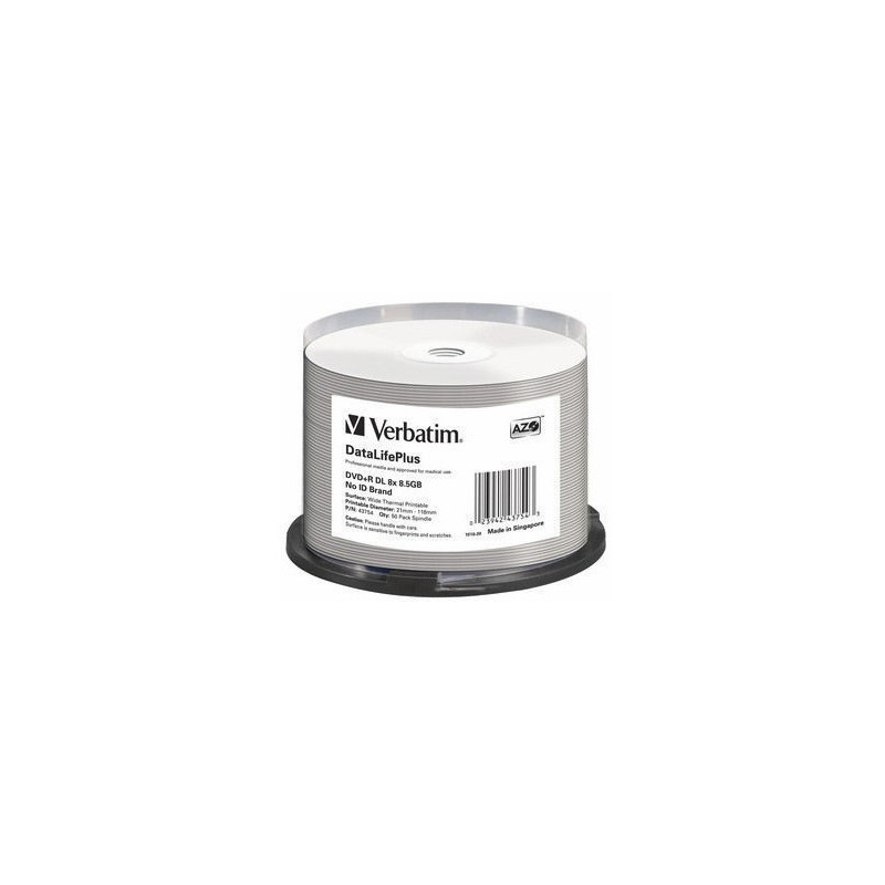 VERBATIM DVD+R 8.5GB 8X SP50