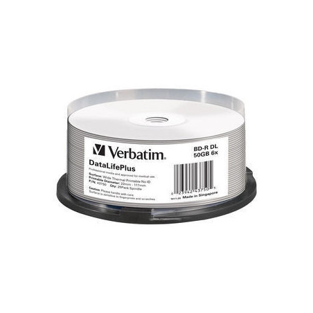 VERBATIM BLU-RAY BD-R 50GB 6X SP25