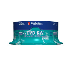 VERBATIM DVD-RW SERL 4.7GB 4X SP25