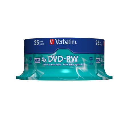 VERBATIM DVD-RW SERL 4.7GB 4X SP25