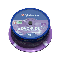 VERBATIM DVD+R 8.5GB 8X SP25