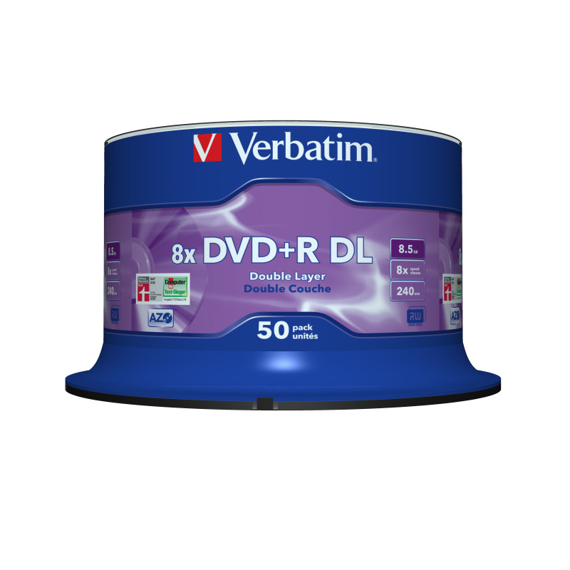 VERBATIM DVD+R 8.5GB 8X SP50