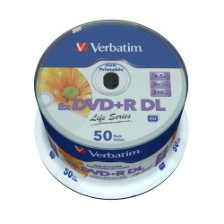 VERBATIM DVD+R 8.5GB 8X SP50