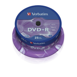 VERBATIM DVD+R AZO 4.7GB 16X SP25