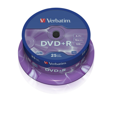 VERBATIM DVD+R AZO 4.7GB 16X SP25