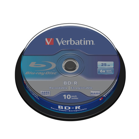 VERBATIM BLU-RAY BD-R 25GB 6X SP10