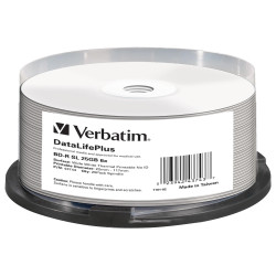 VERBATIM BLU-RAY BD-R 25GB 6X SP25