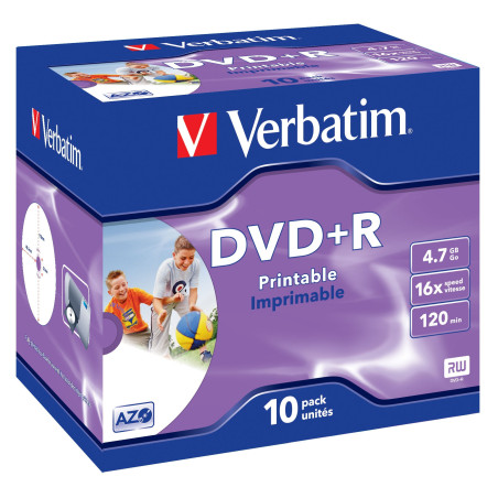 VERBATIM DVD+R 4.7GB 16X PK10