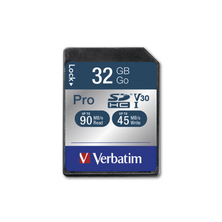 VERBATIM CARTE MEMOIRE SDHC PRO 32GB