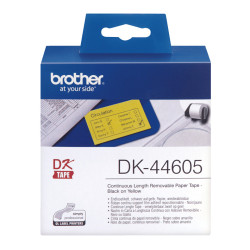 BROTHER RUBAN AMOVIBLE 62MM N JAUNE