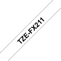 BROTHER RUBAN N BLANC TZEFX211