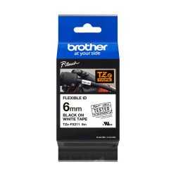 BROTHER RUBAN N BLANC TZEFX211