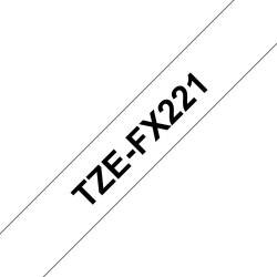 BROTHER RUBAN N BLANC TZEFX221