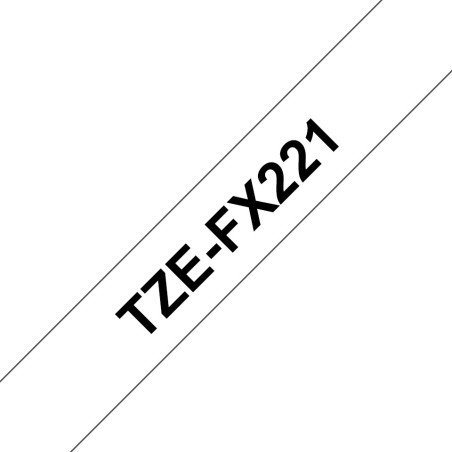 BROTHER RUBAN N BLANC TZEFX221