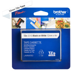 BROTHER RUBAN N BLANC 12MM