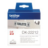 BROTHER RUBAN 62MM N BLANC DK22212