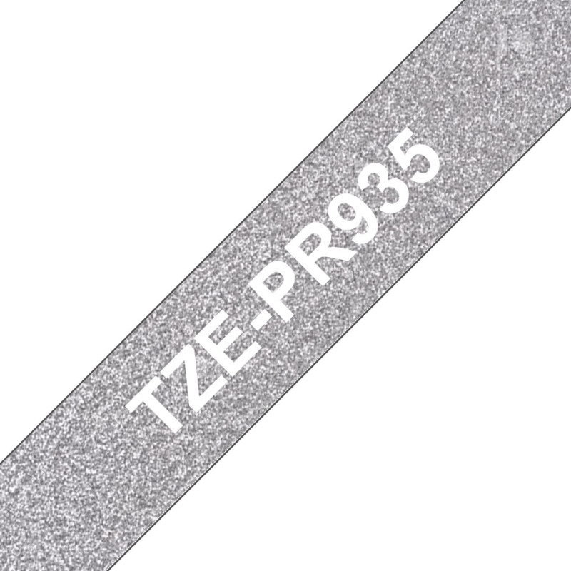 BROTHER RUBAN 12MM 8M BLANC ARGENT