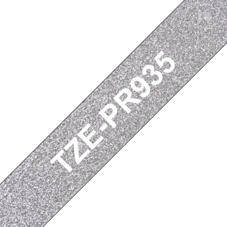 BROTHER RUBAN 12MM 8M BLANC ARGENT