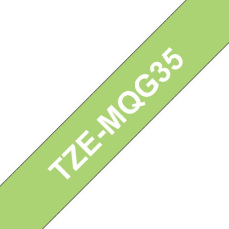 BROTHER RUBAN BLANC VERT TZEMQG35