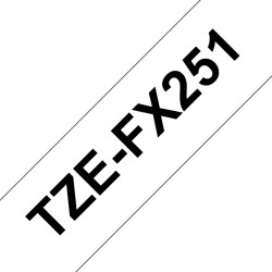 BROTHER RUBAN 24MM N BLANC FLEXIBLE