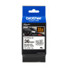 BROTHER RUBAN 36MM N BLANC FLEXIBLE