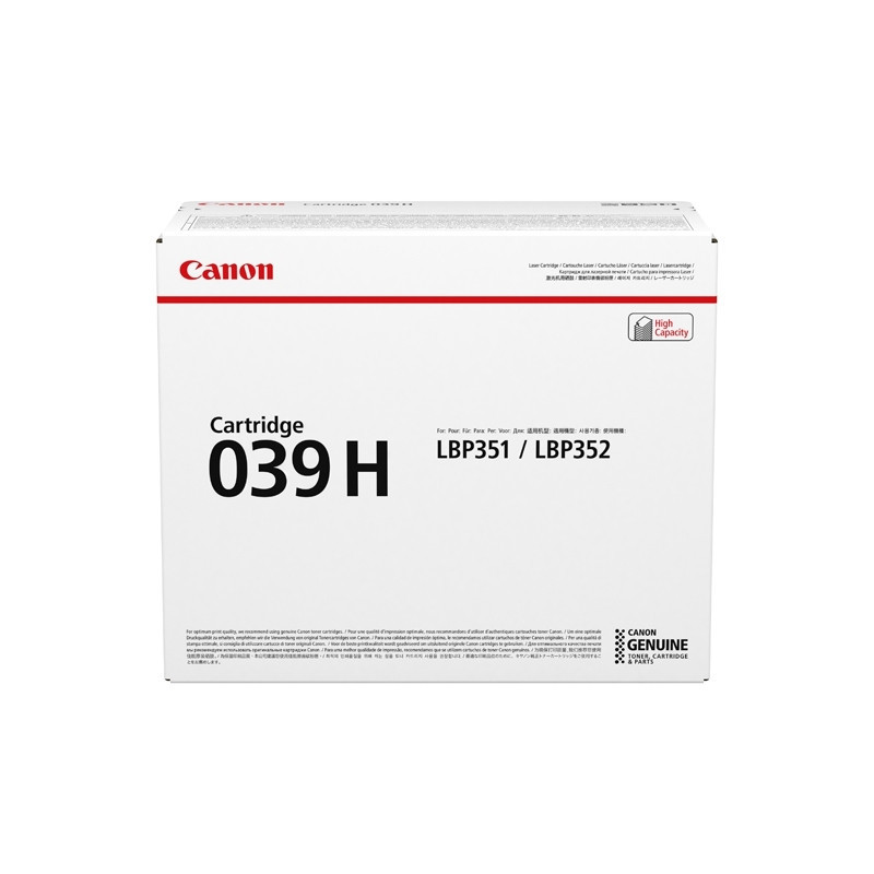 CANON TONER CRG 039H N 25K CANON TONER CRG 039H N 25K