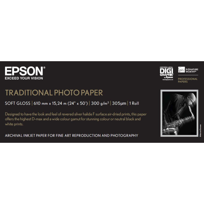 EPSON PAPIER ENCRE PHOTO TRADITIONNE EPSON PAPIER ENCRE PHOTO TRADITIONNE