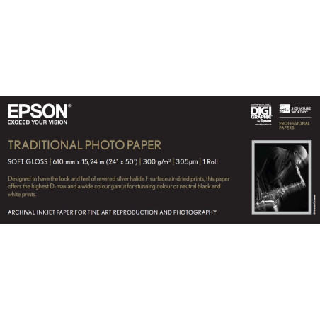 EPSON PAPIER ENCRE PHOTO TRADITIONNE