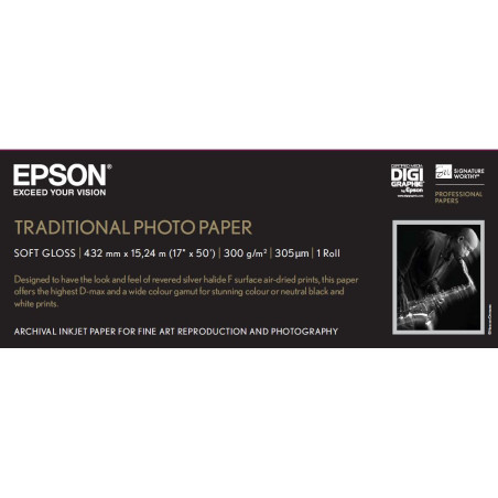 EPSON PAPIER ENCRE PHOTO TRADITIONNE