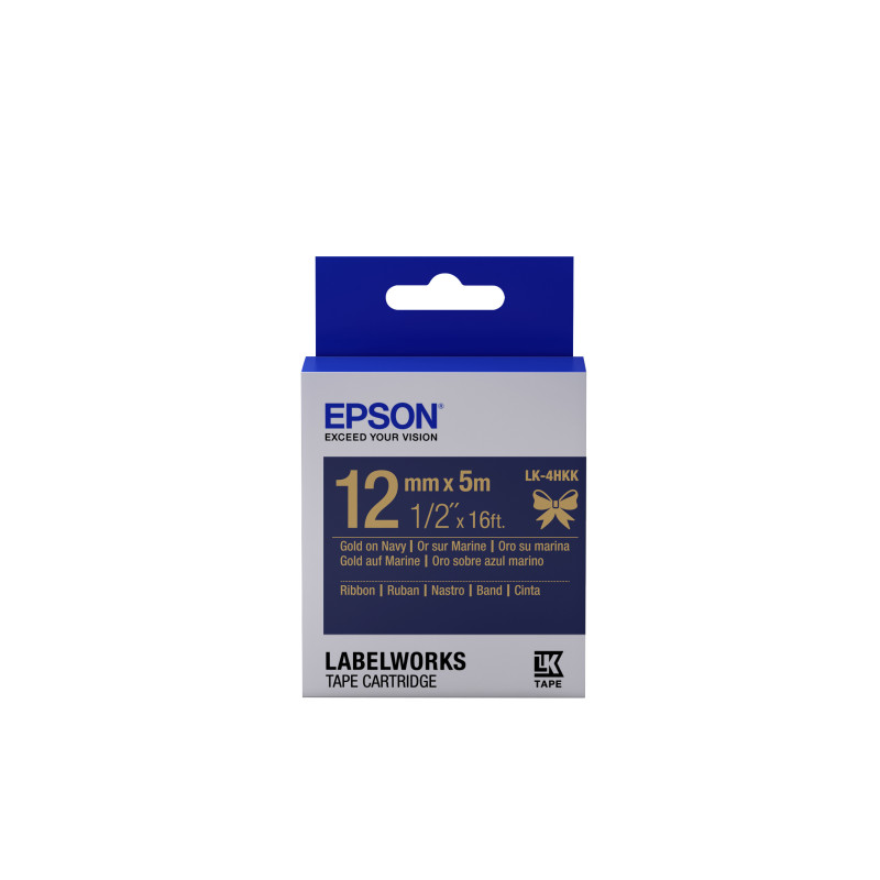 EPSON RUBAN LK-4HKK OR MARINE 12MMX5