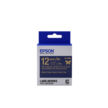EPSON RUBAN LK-4HKK OR MARINE 12MMX5
