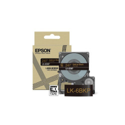EPSON RUBAN LK-6BKP N OR METAL 24MM