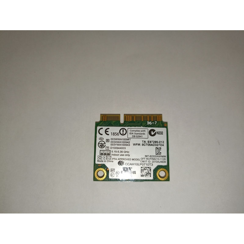Carte WIFI 62205ANHMW pour HP Envy Notebook 17-JXXX - Occasion