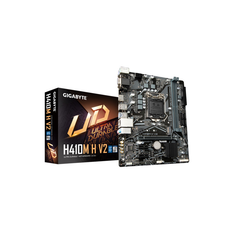 Carte Mère Gigabyte H410M H v2 (Intel LGA 1200) Micro ATX